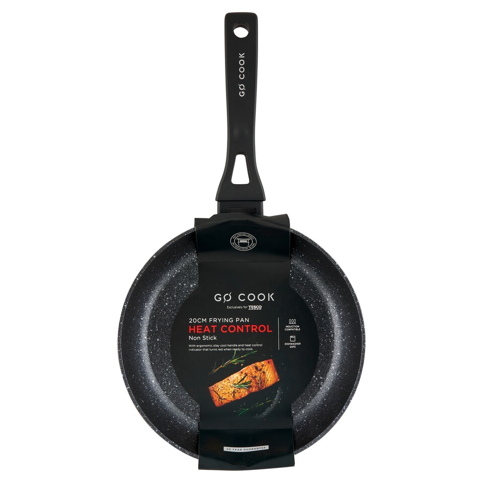 image 1 of Go Cook Heat Control Non Stick Frying Pan 20 cm
