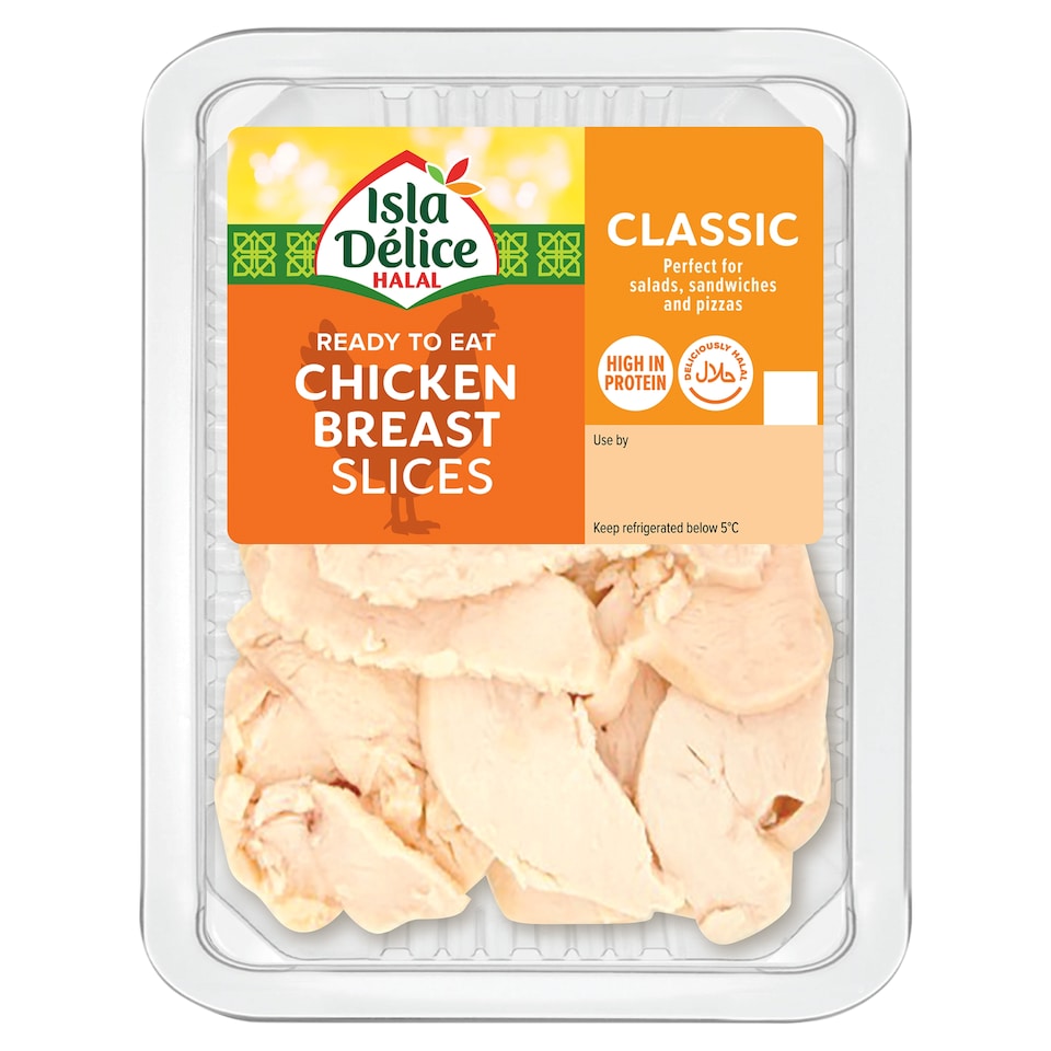 Isla Delice Halal Chicken Breast Slices 160g