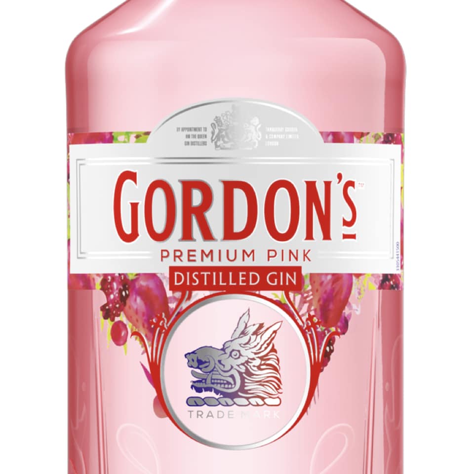 image 1 of Gordon's Premium Pink Distilled Gin Bottle 37.5% Vol 1L