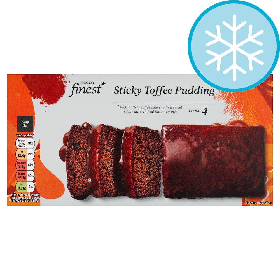 Tesco Finest Sticky Toffee Pudding 400g