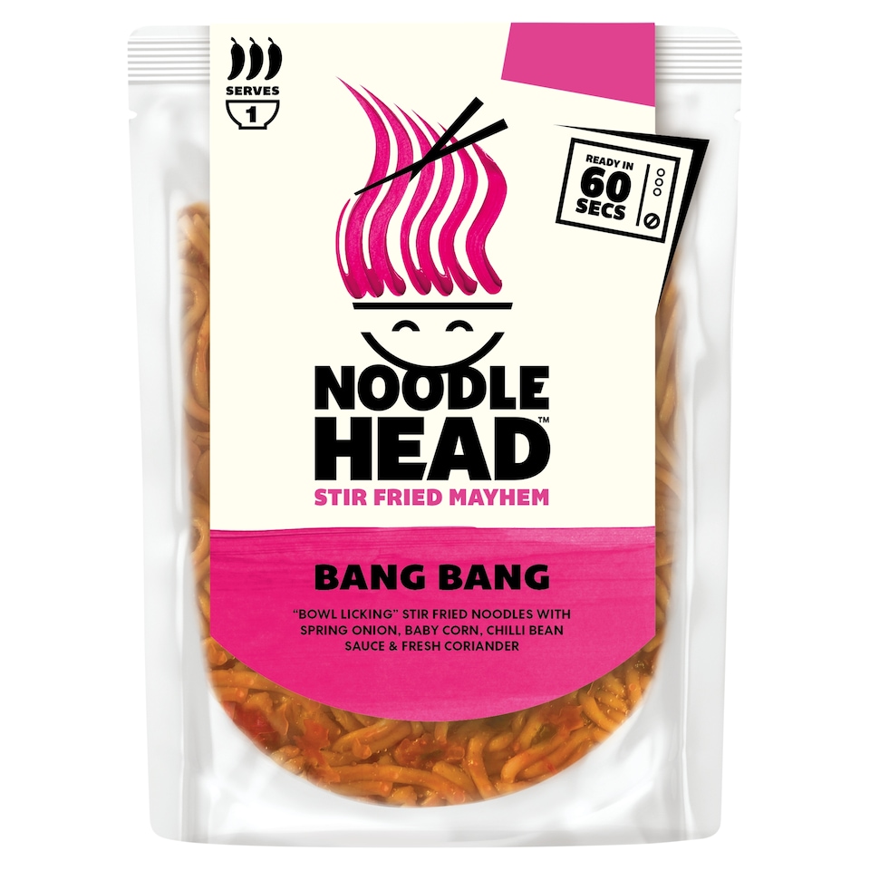 Noodle Head Stir Fried Mayhem Noodles - Bang Bang 200g