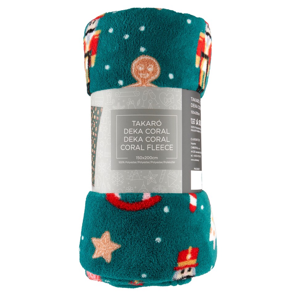 Carbotex karácsonyi mintás takaró 150 x 200 cm