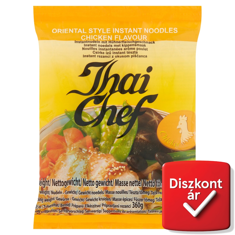 Thai Chef csirke ízű instant tészta 60 g  1. kép