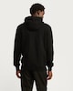 image 3 of F&F Regular Fit Cotton Rich Drawstring Hoodie in Black