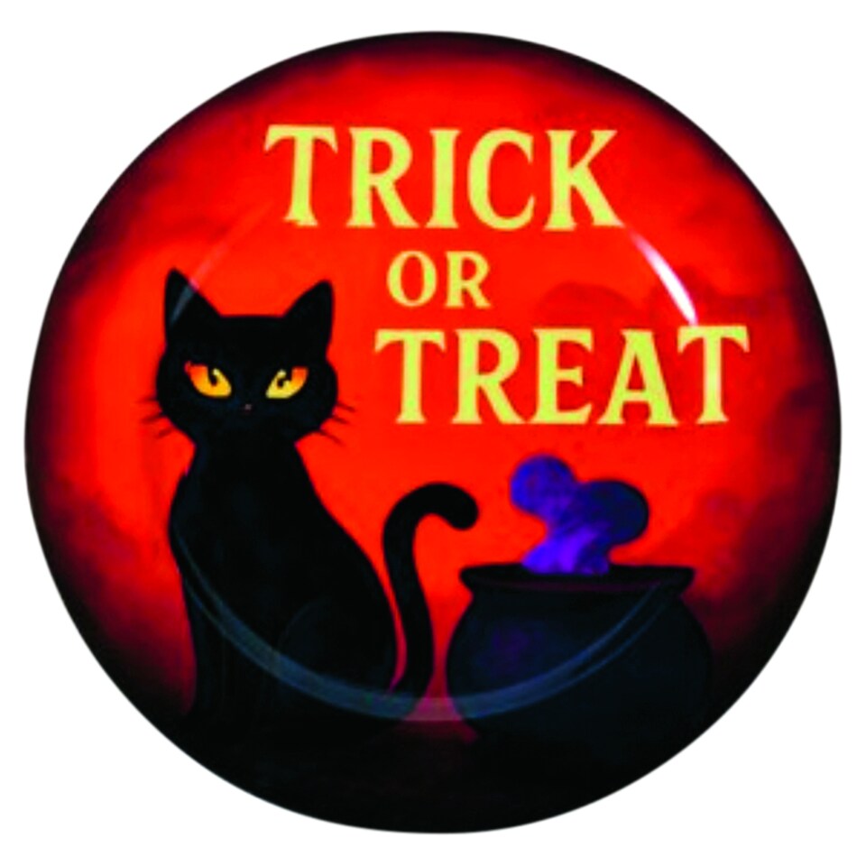 Halloween mintás műanyag tányér  1. kép