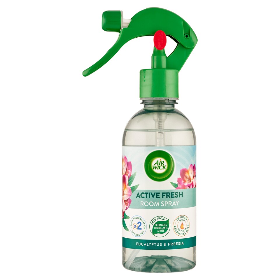 image 1 of Air Wick Active Fresh Room Spray Eucalyptus & Freesia 237ml