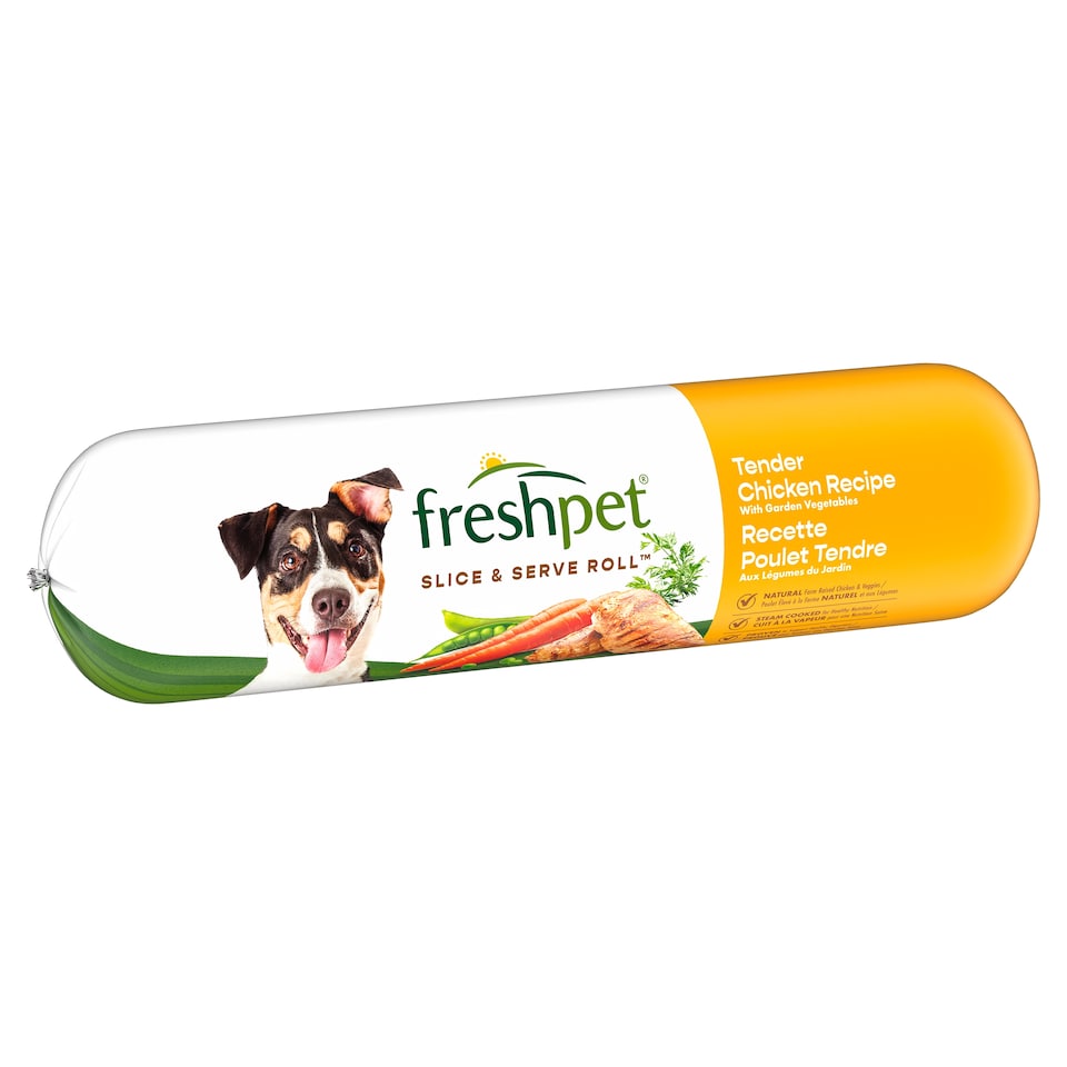 image 1 of Freshpet Tender Chicken Recipe with Peas & Carrots Roll Dog Food 2kg