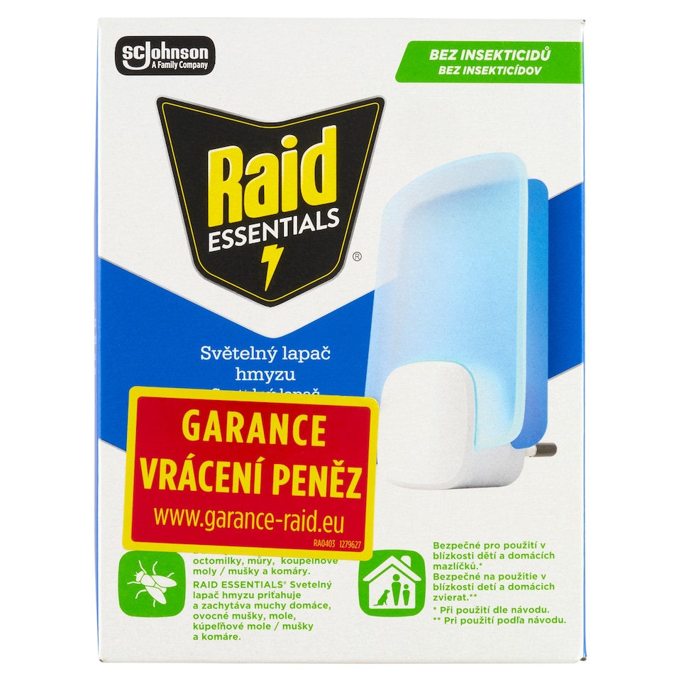 obrázok 1 z Raid Essentials svetelný lapač hmyzu