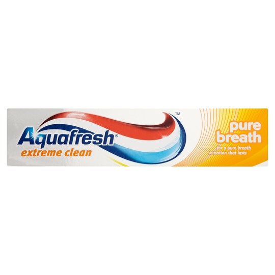 Aquafresh Extreme Clean Pure 100Ml Tesco Groceries