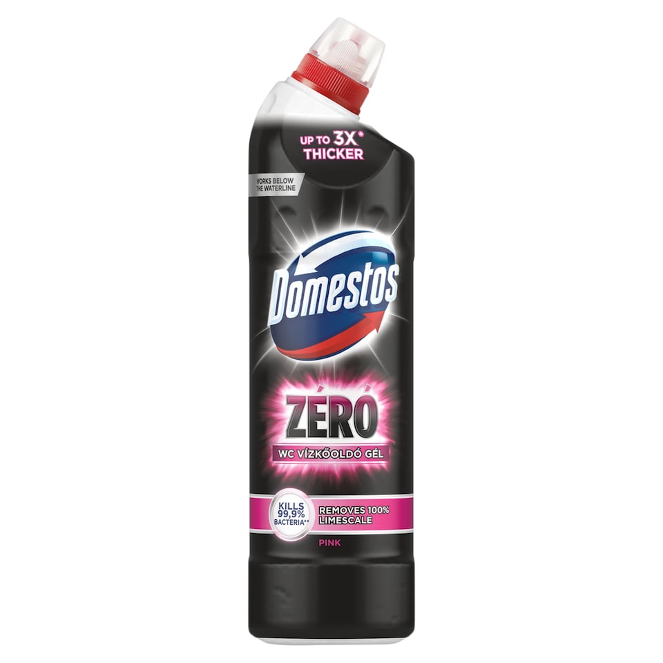 Domestos Zéró Pink WC vízkőoldó gél 750 ml