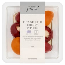 Tesco Finest Feta Stuffed Cherry Peppers 130G