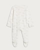 image 2 of F&F Baby 4-Piece Pure Cotton Duck Print Set in White