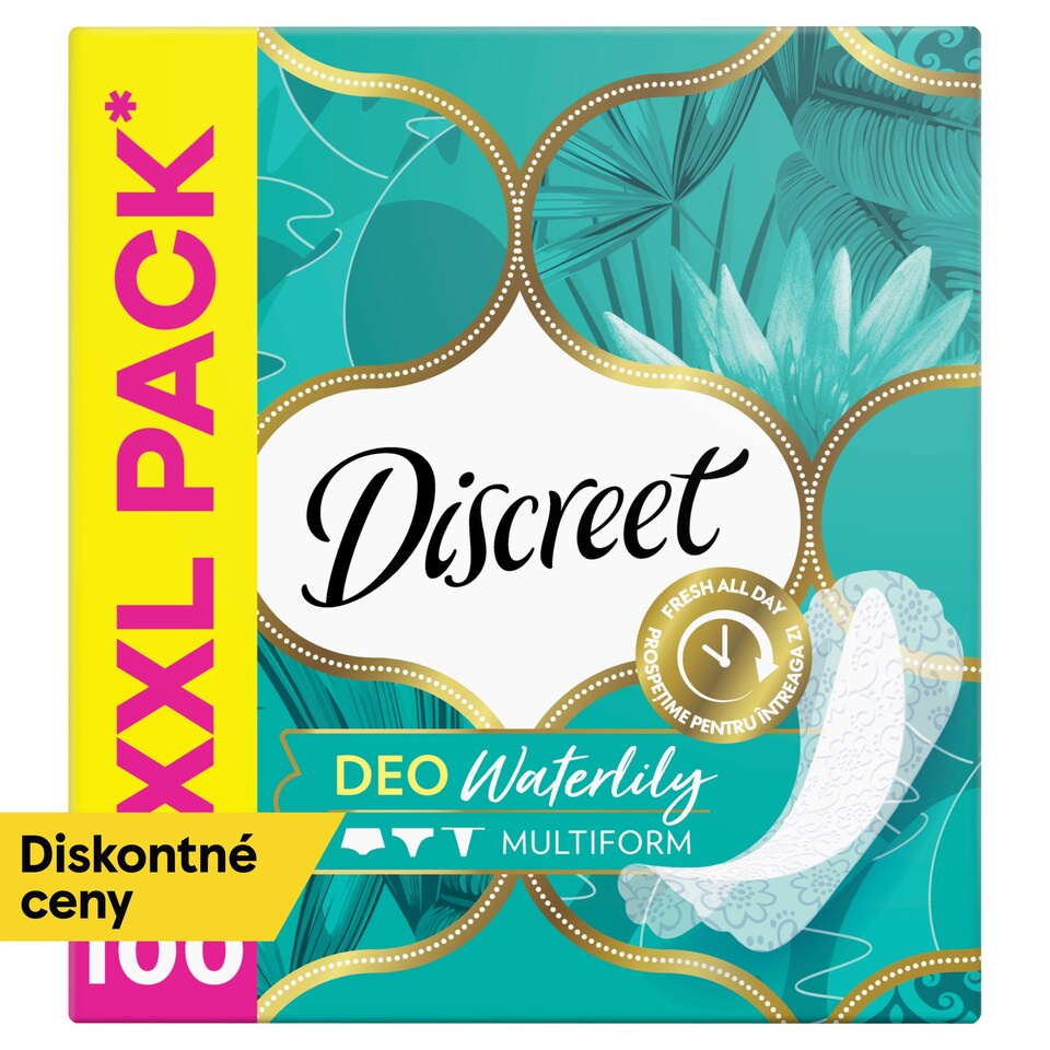 obrázok 1 z Intímky Discreet Priedušný materiál Multiform Waterlilly x100