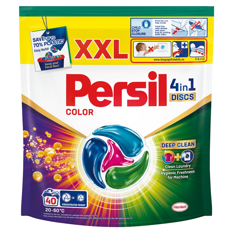 image 1 of Persil pracie kapsuly Discs 4v1 Color 40 praní