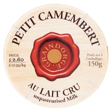 Graindorge Unpasteurised Camembert 150G