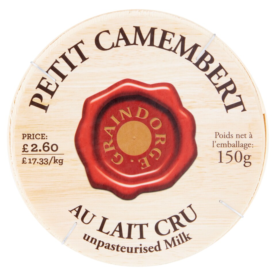 Graindorge Unpasteurised Camembert 150G