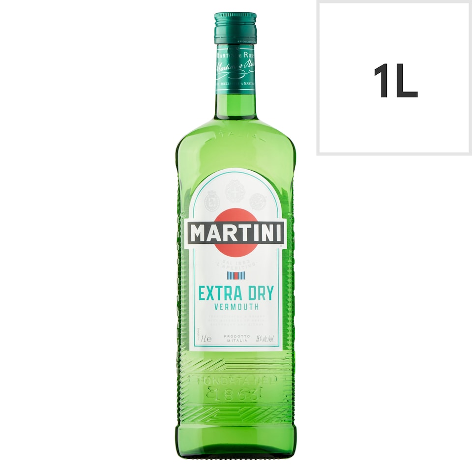 MARTINI EXTRA DRY VERMOUTH 1L