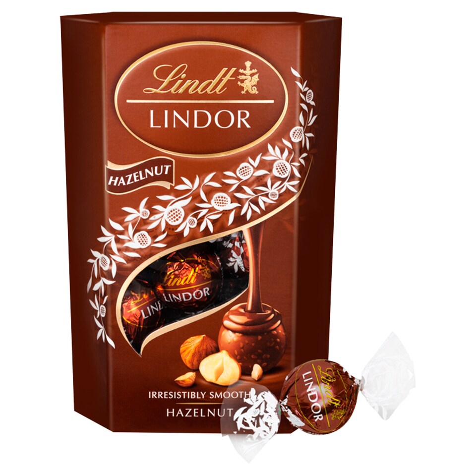 image 1 of Lindt Lindor Hazelnut Truffle Carton 200G