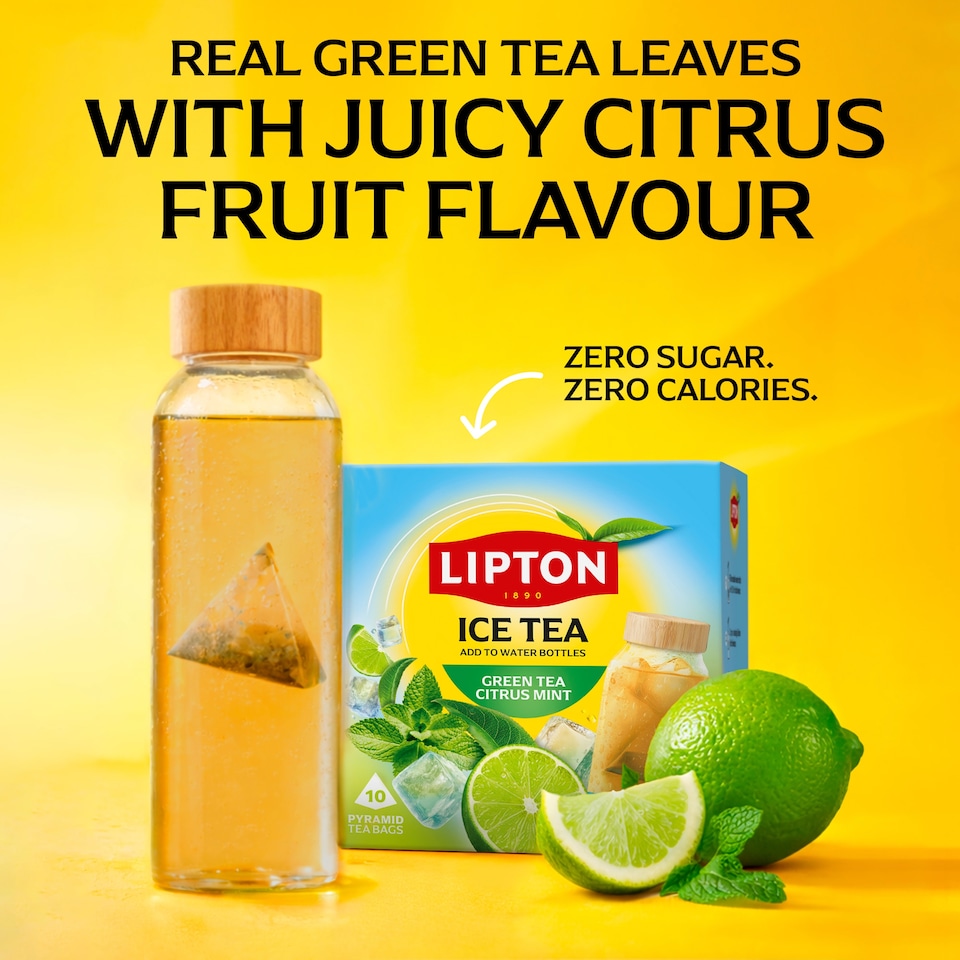 image 1 of LIPTON ICE TEA Green Tea Citrus Mint 10 Tea Bags 35G