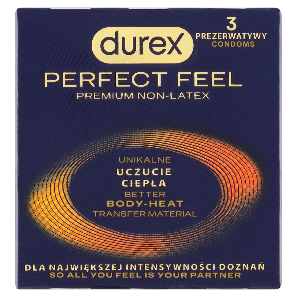obrázok 1 z Durex Perfect Feel prezervatívy 3 ks