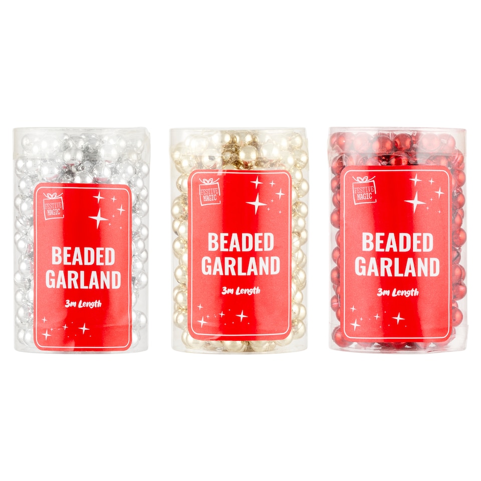 Festive Magic Beaded Garland 3 m