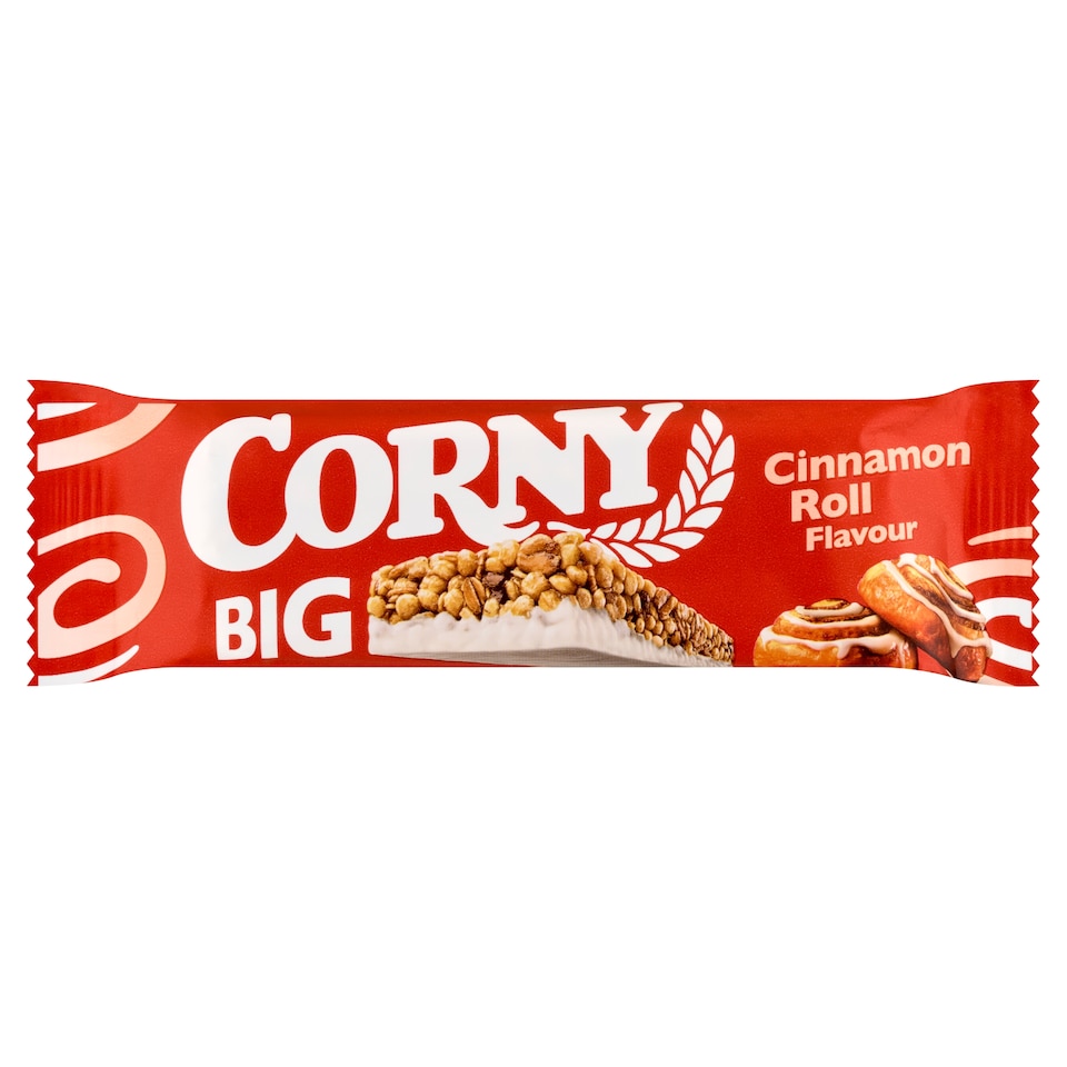 image 1 of Corny Big Cinnamon-Flavoured Cereal Bar, Partially Dipped in White Coating 40 g