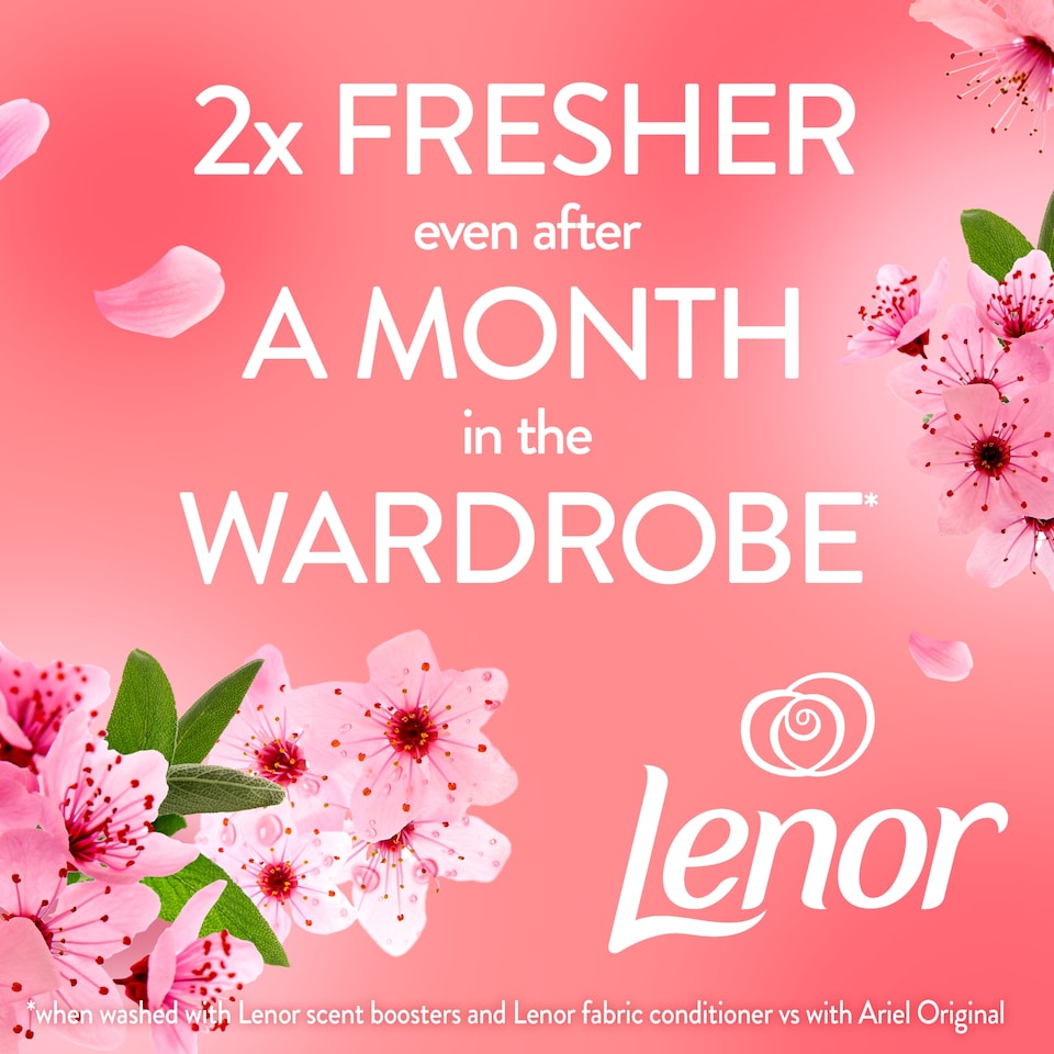 image 1 of Lenor In-Wash Scent Booster Cherry Blossom & Rose Water 495g