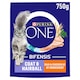 image 1 of PURINA ONE Coat and Hairball Chicken Dry Cat Food 750g