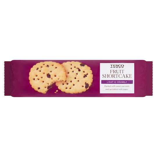 Tesco Fruit Shortcake Biscuits 200G Tesco Groceries
