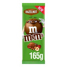 M&M's Hazelnut Milk Chocolate Block 165G