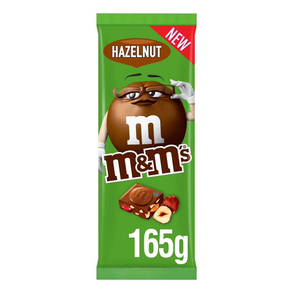 M&M's Hazelnut Milk Chocolate Block 165G