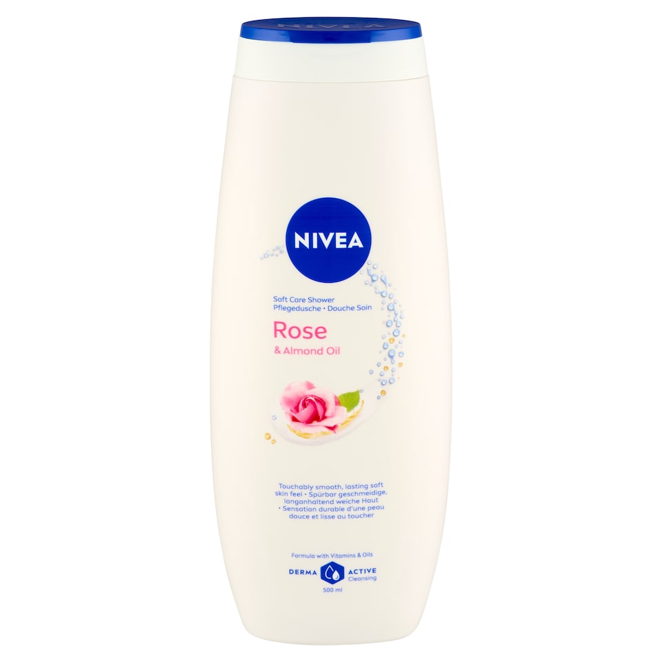 NIVEA Rose & Almond Oil krémtusfürdő 500 ml  1. kép
