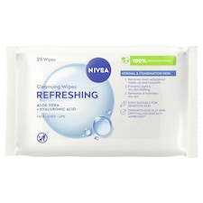 NIVEA Cleansing Face Wipes Normal Skin 25 Pack