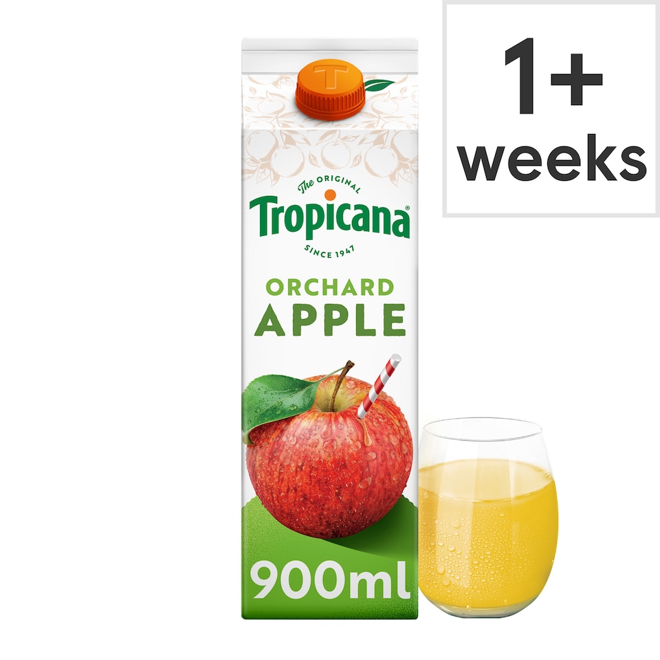image 1 of Tropicana Pressed Apple Juice 900Ml