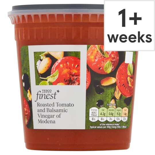Tesco Finest Tomato & Balsamic Soup 600G Tesco Groceries