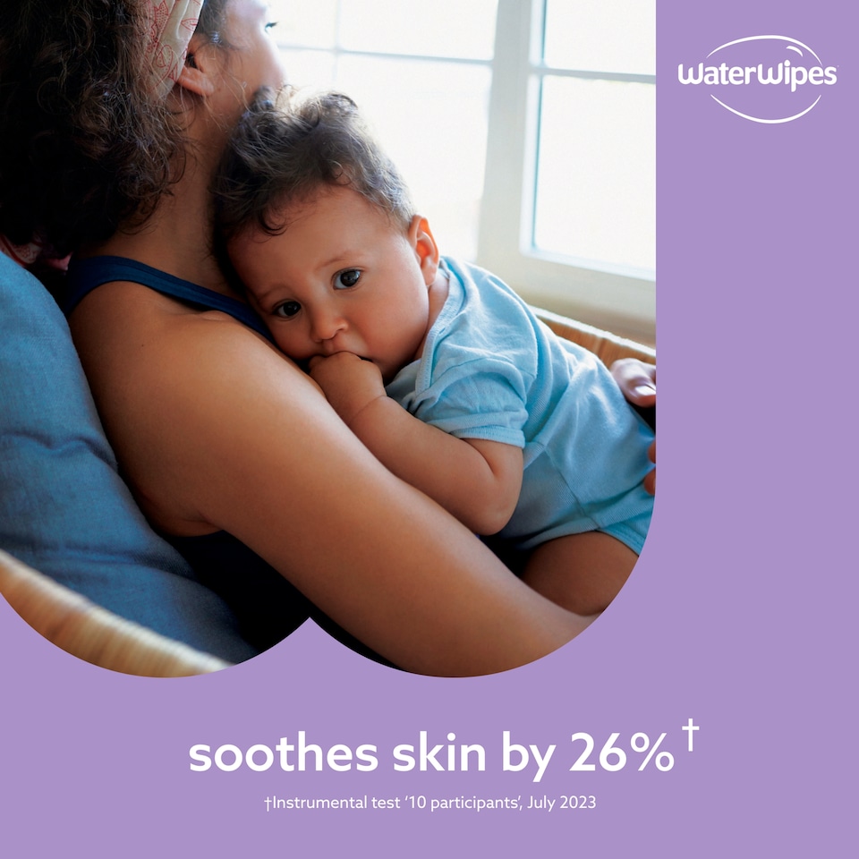 image 1 of WaterWipes Biodegradable Soothing Baby Wipes 60 pack