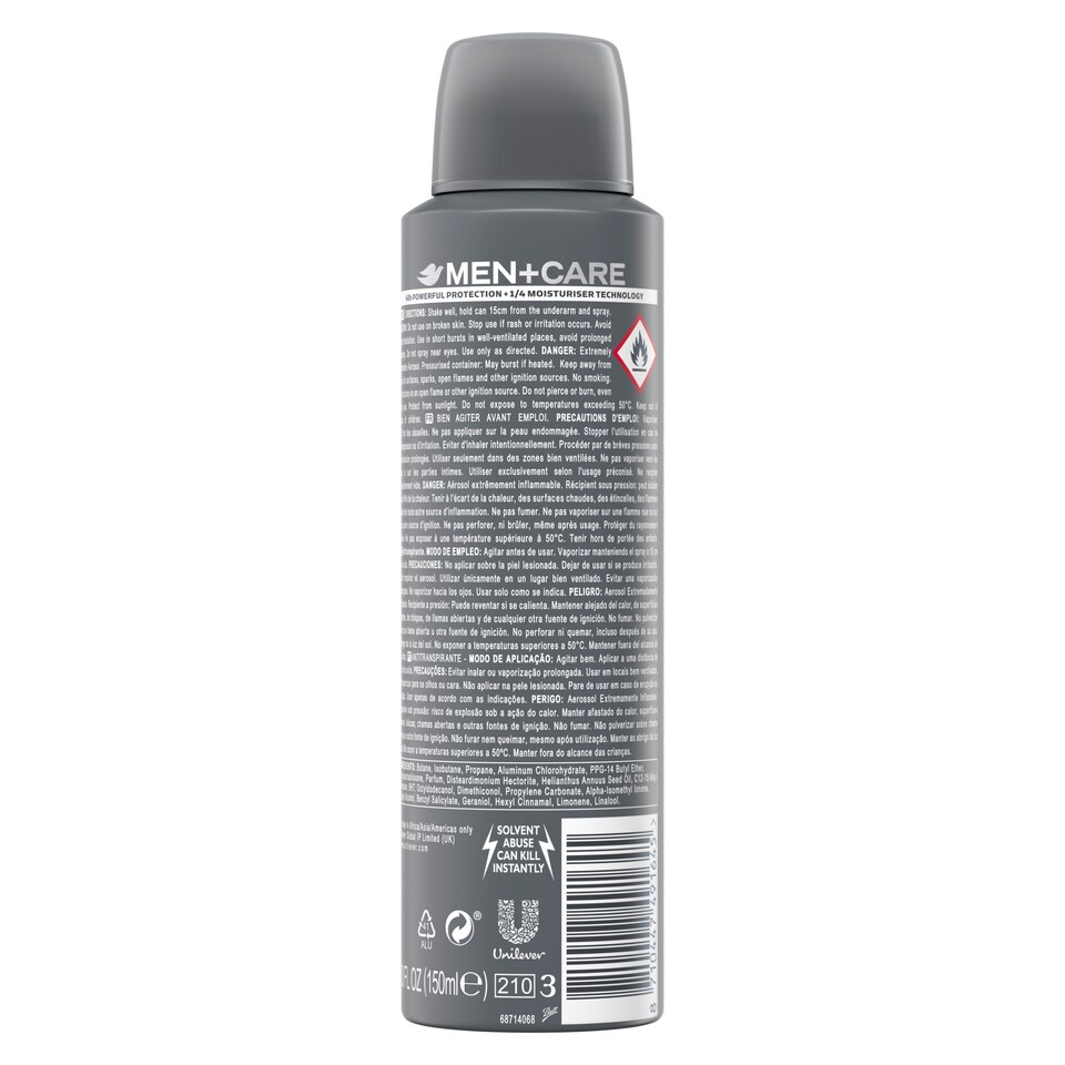 image 1 of Dove Men+Care Sport Active Fresh Antiperspirant Deodorant 150Ml