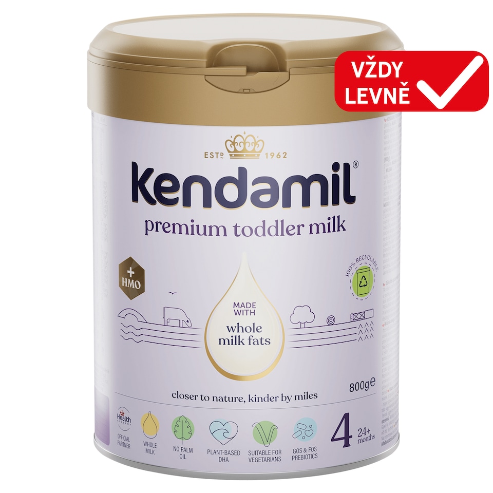 image 1 of Kendamil Premium 4 HMO+ Toddler Milk Infant Formula in Powder 800g