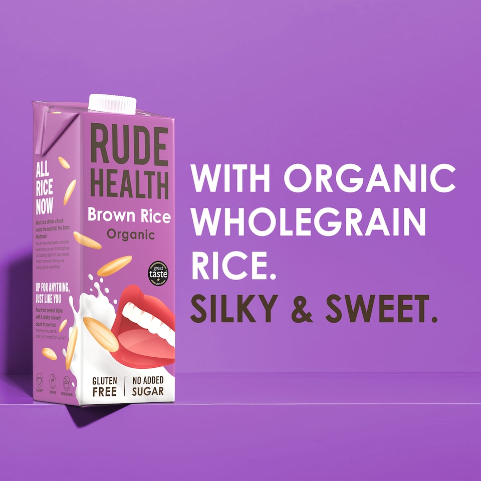 image 1 of Rude Health Organic Brown Rice Longlife Dairy Free Drink 1L