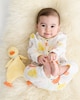 image 1 of F&F Baby 3-Piece Pure Cotton Easter Print Pyjama Set and Comforter in White
