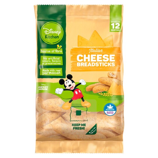 Disney Kitchen Breadsticks Cheese 40g Tesco Groceries