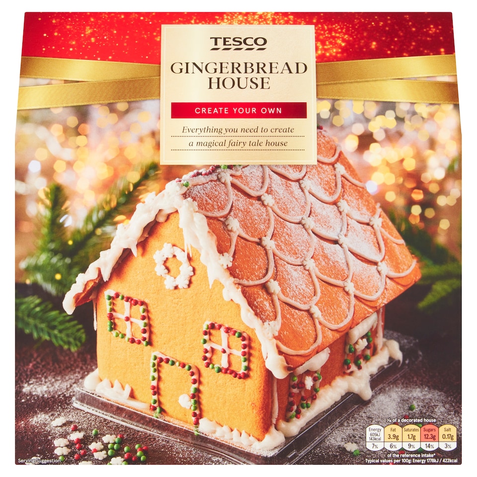 Tesco Create Your Own Gingerbread House 613G