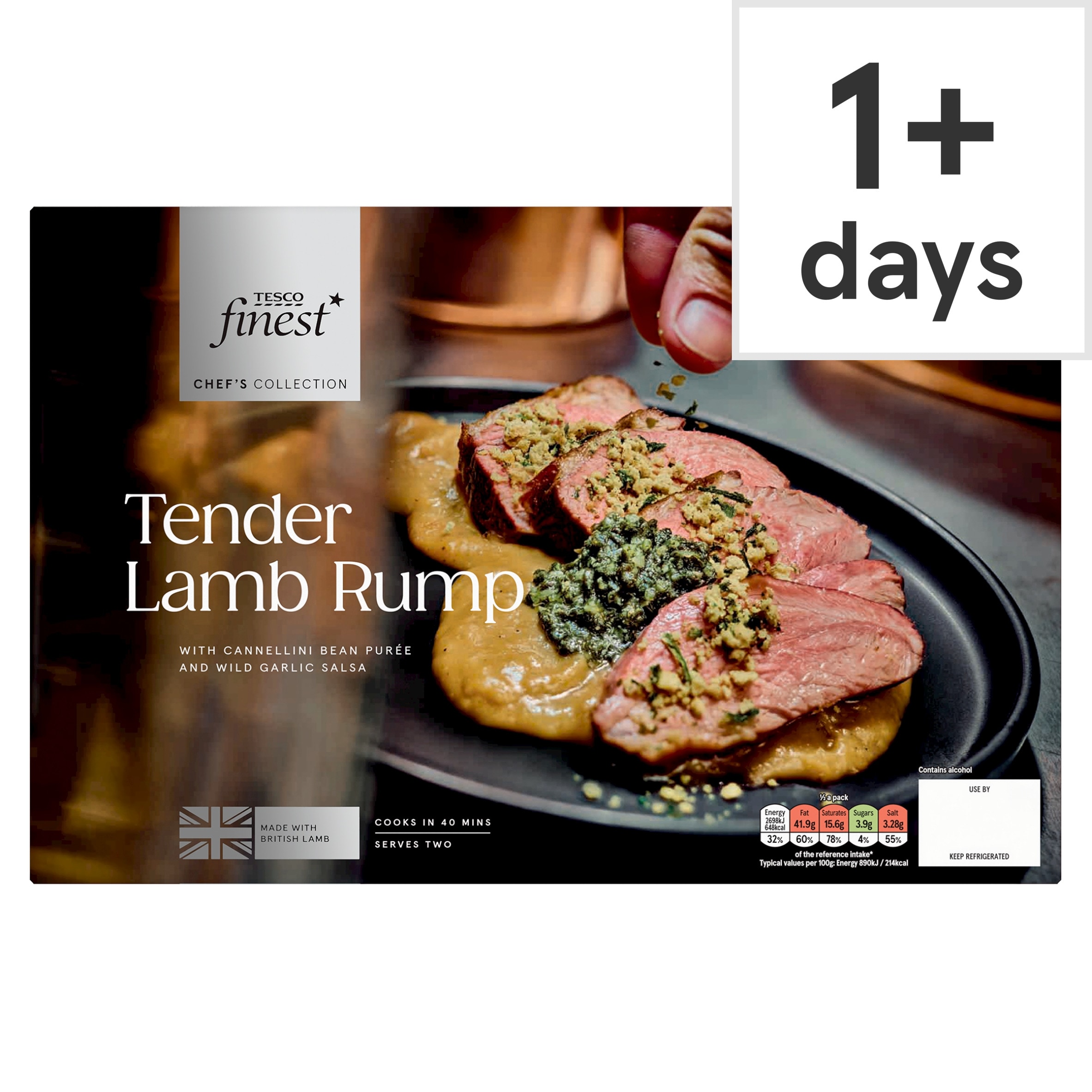 Tesco Finest Chef's Collection Tender Lamb Rump 640g