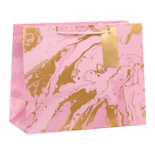 Tesco Pink Marble Large Bag