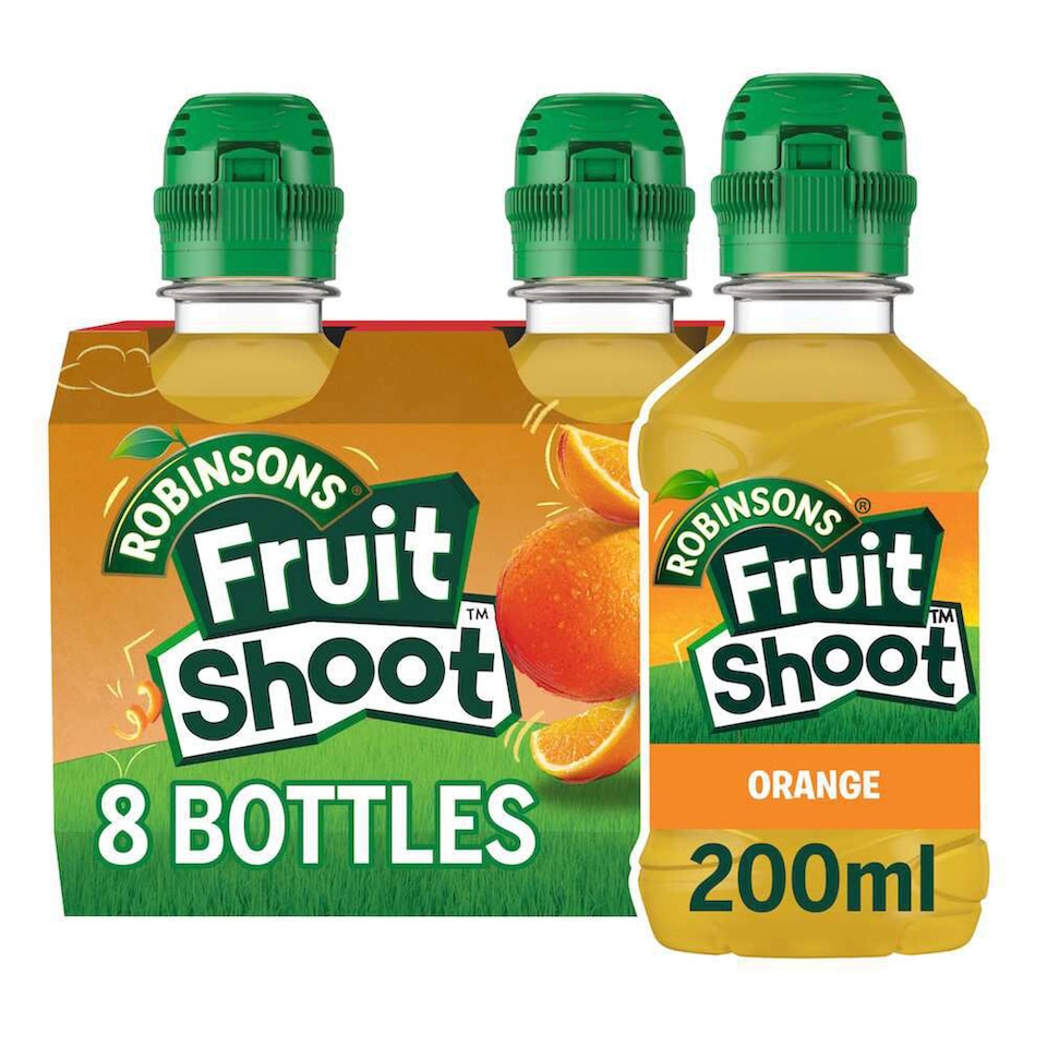 Fruit Shoot Orange Kids Juice Drink 8x200ml