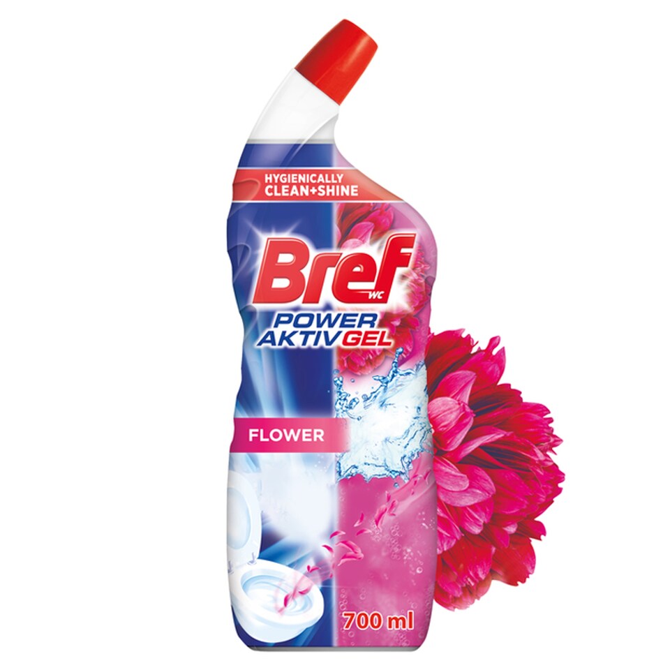 image 1 of Bref Power Aktiv Gel WC čistič Flower 700 ml