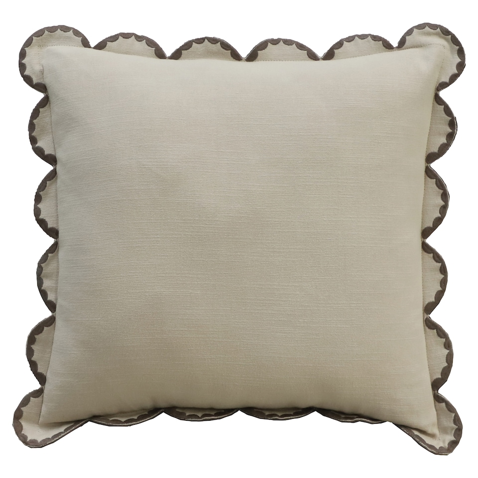 F&F Home Mink & Brown hímzett díszpárna 45 cm x 45 cm