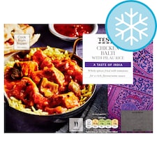 Tesco Chicken Balti With Pilau Rice 400G