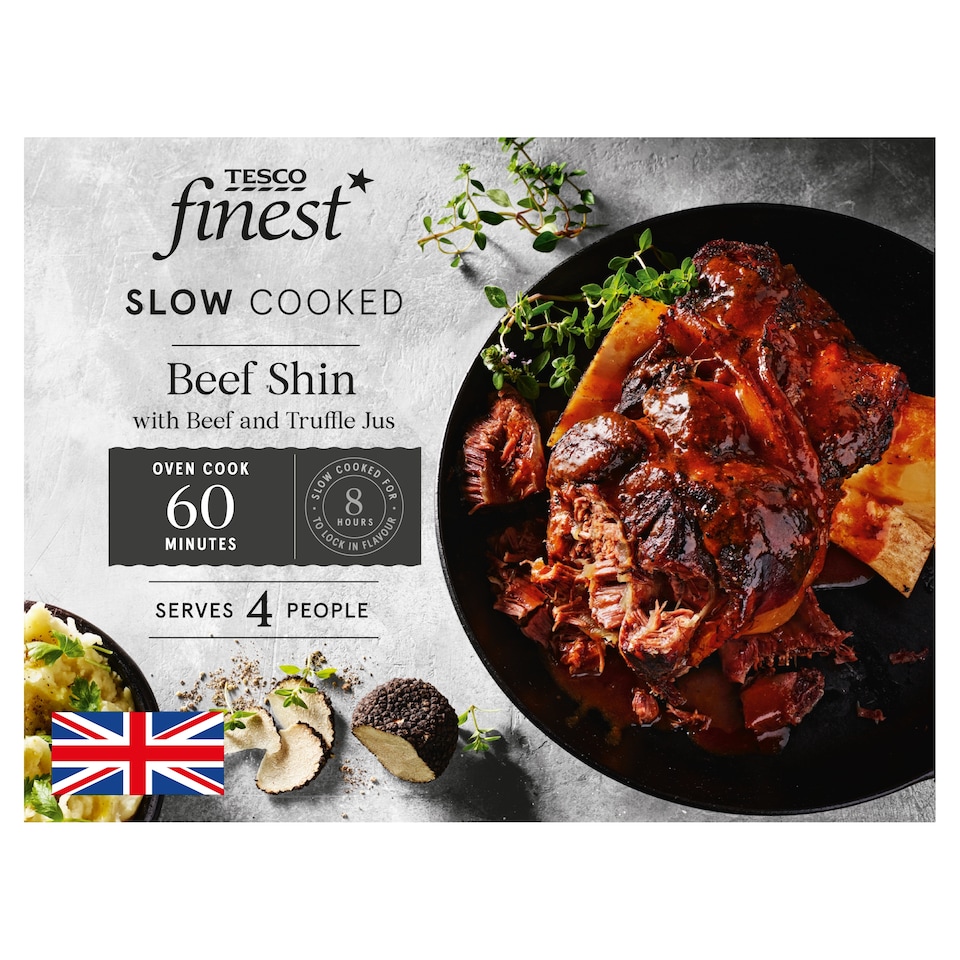 Tesco Finest Beef Shin With Beef & Truffle Jus 1.61Kg
