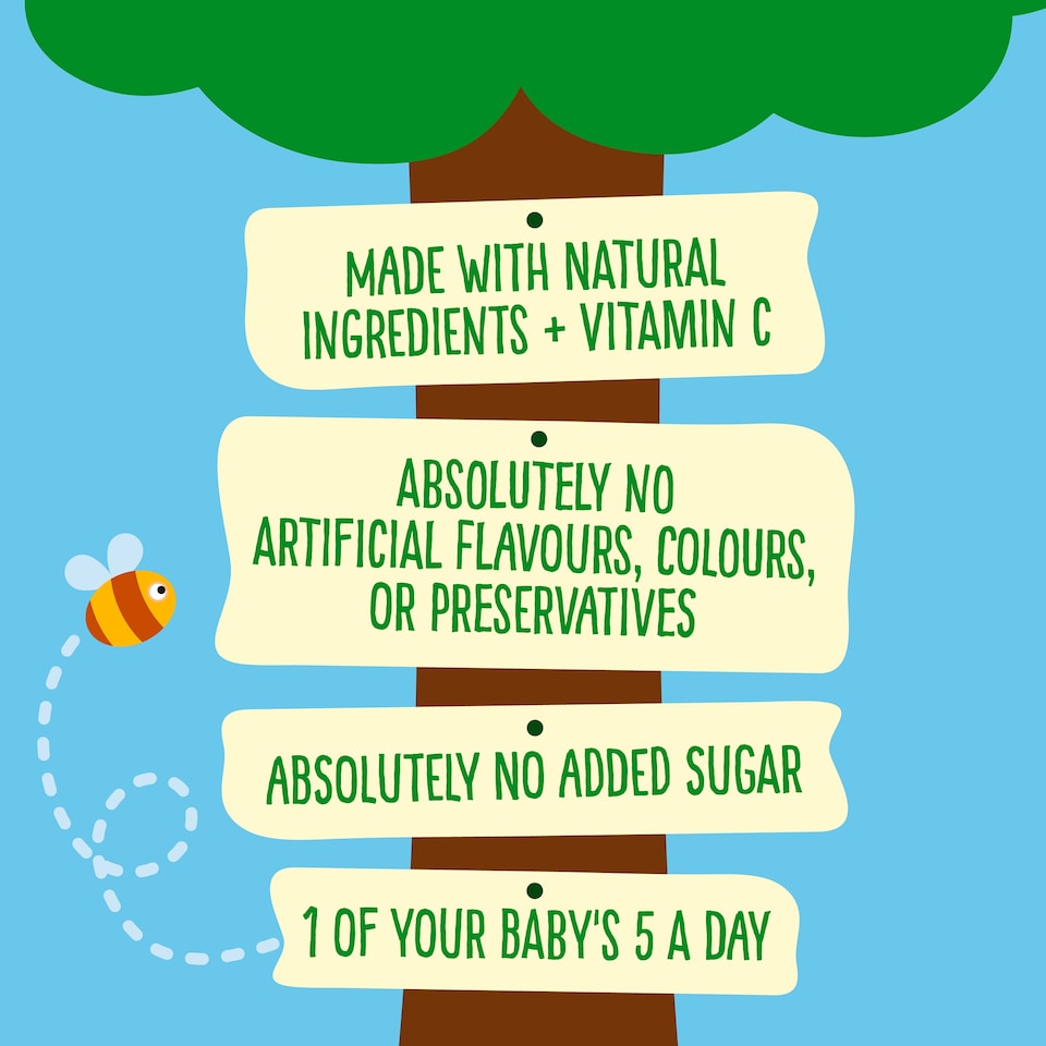 image 1 of Heinz Apple, Banana & Apricot Baby Food 4 x 100g